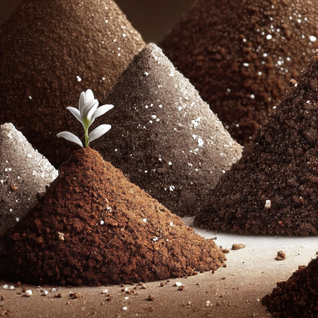 Coco coir, LECA, and hydroponic substrates in grow room setup
