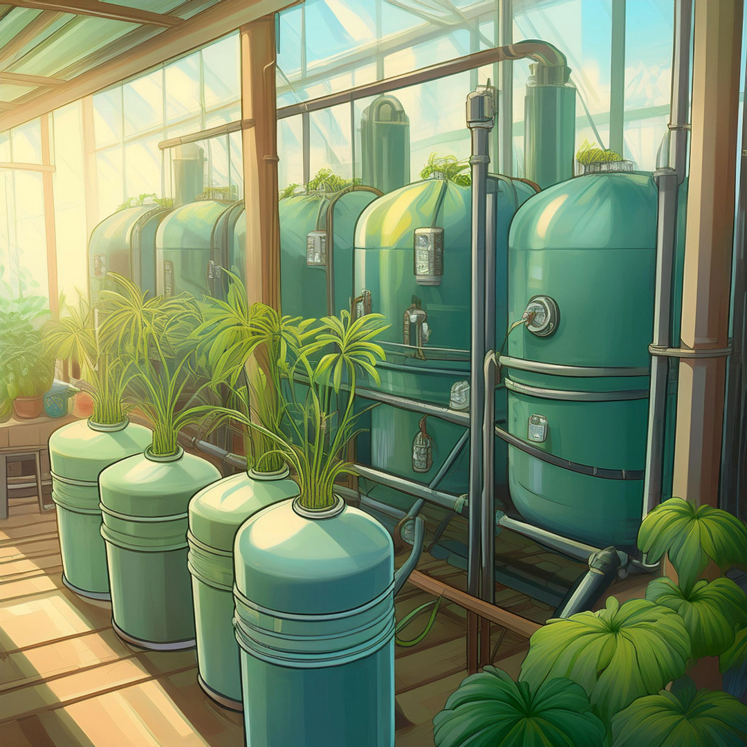 Hydroponic water chiller for maintaining nutrient temperature