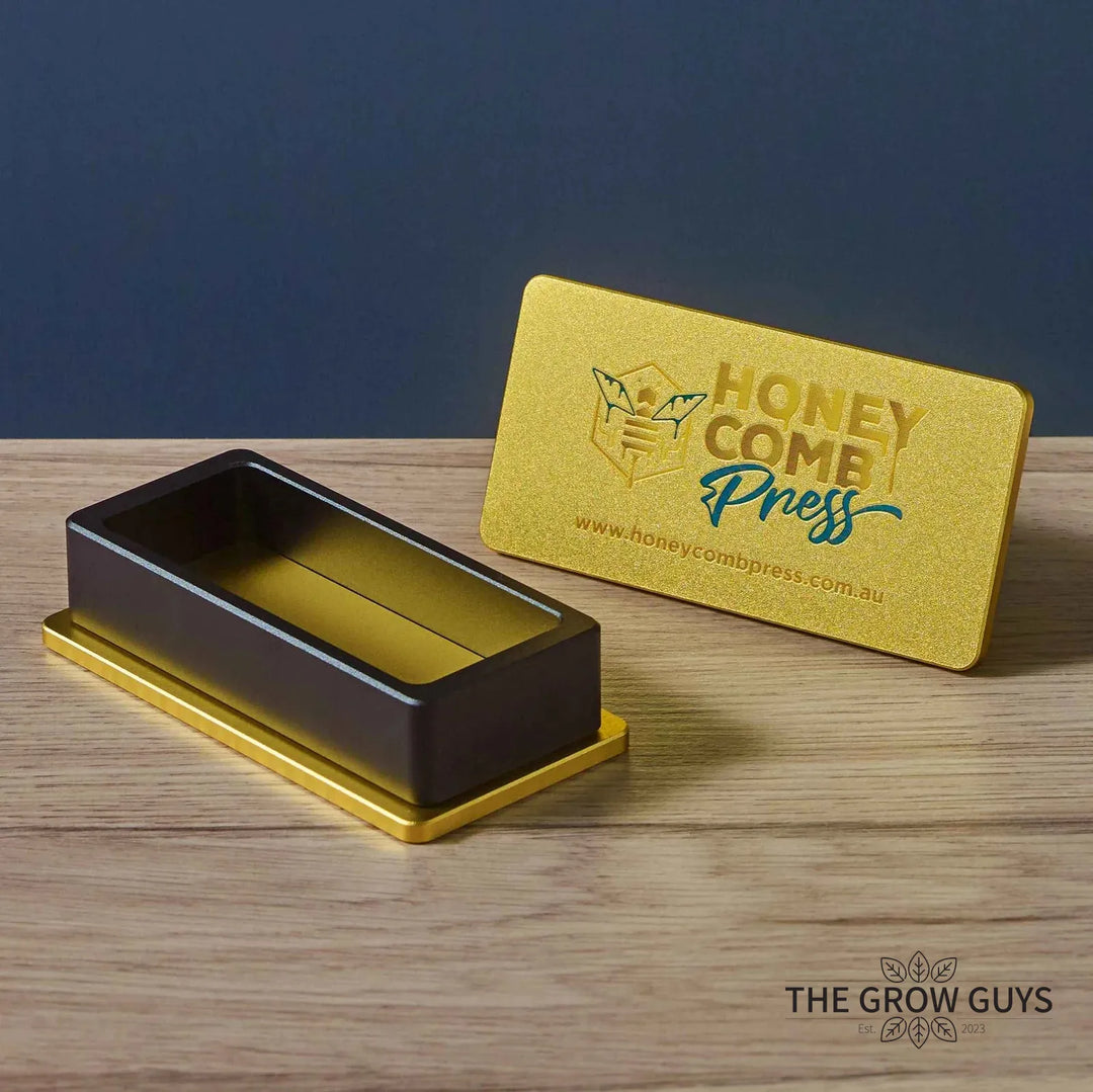 Gold Pre Press Mold 2×4" by Honeycomb Press – The Heavyweight Champ of Rosin Prep