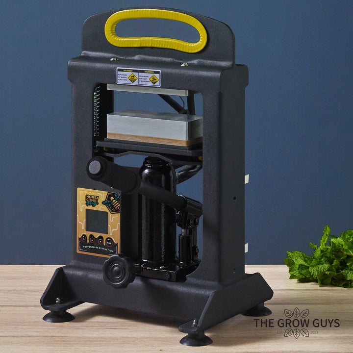 HC7 hydraulic rosin press by Honeycomb Press (Optional Stand) - 7-Ton