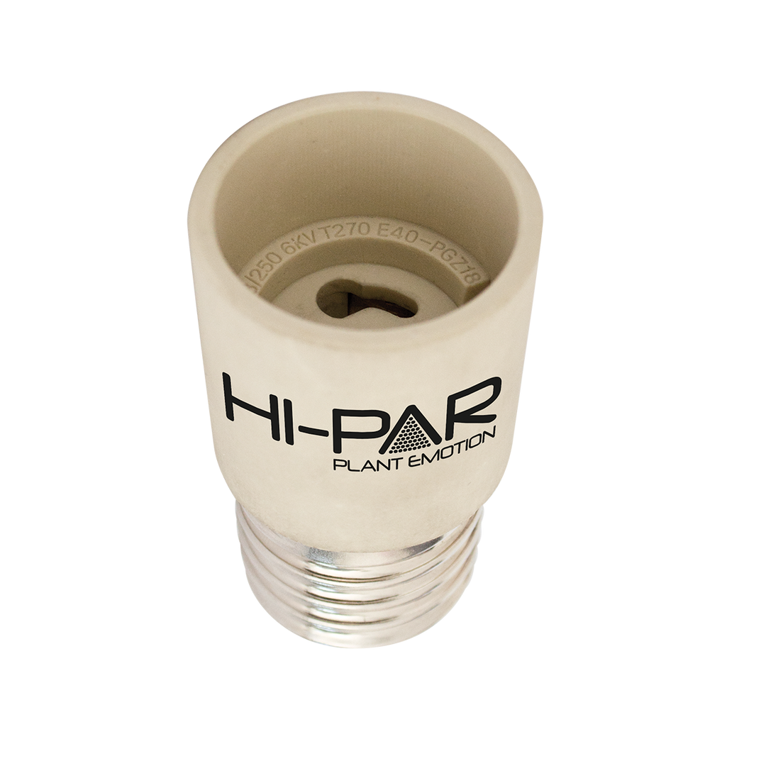 PGZ-18 to E40 Adaptor by Hi-Par - CMH Lamp Converter