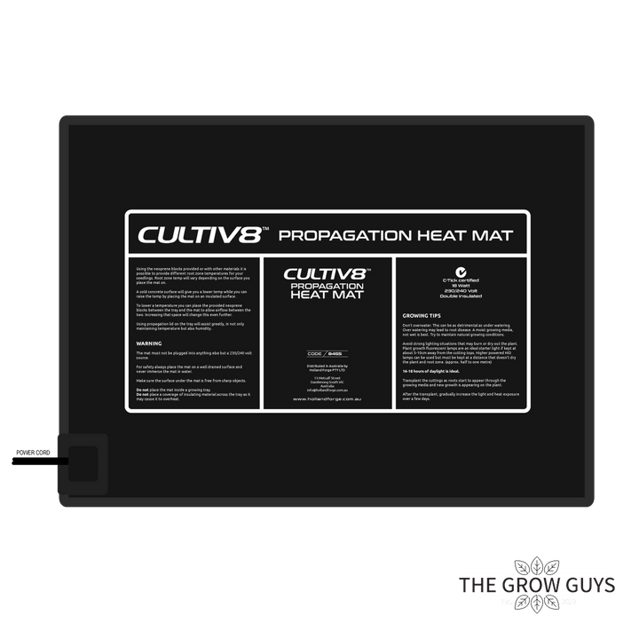 Heat Mat by Cultiv8 – Consistent Root-Warming Power for Every Grow