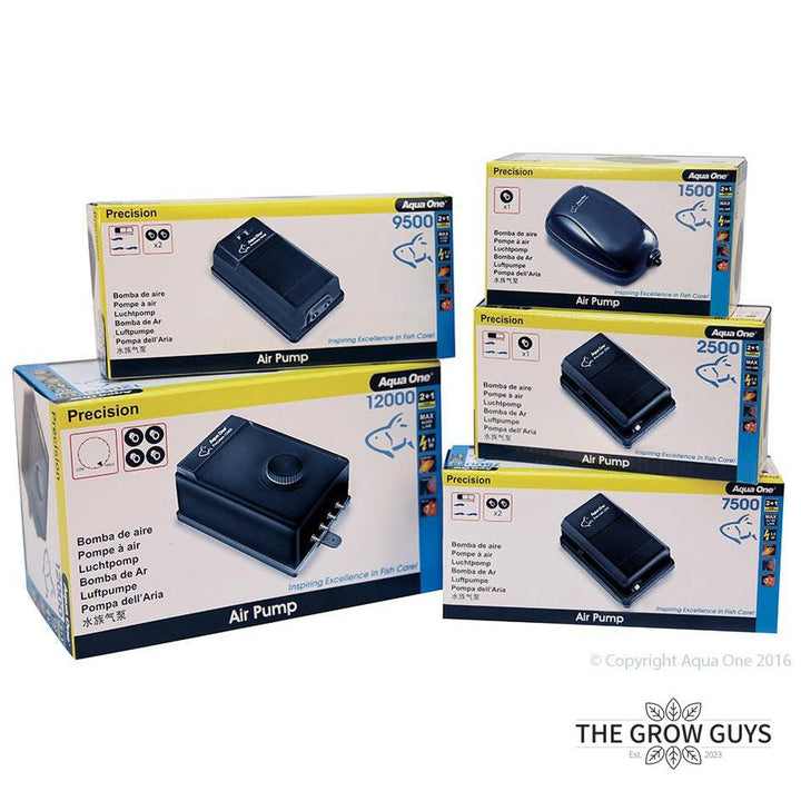 Precision Air Pumps by Aqua One – Reliable Airflow for Hydro & Aquatics