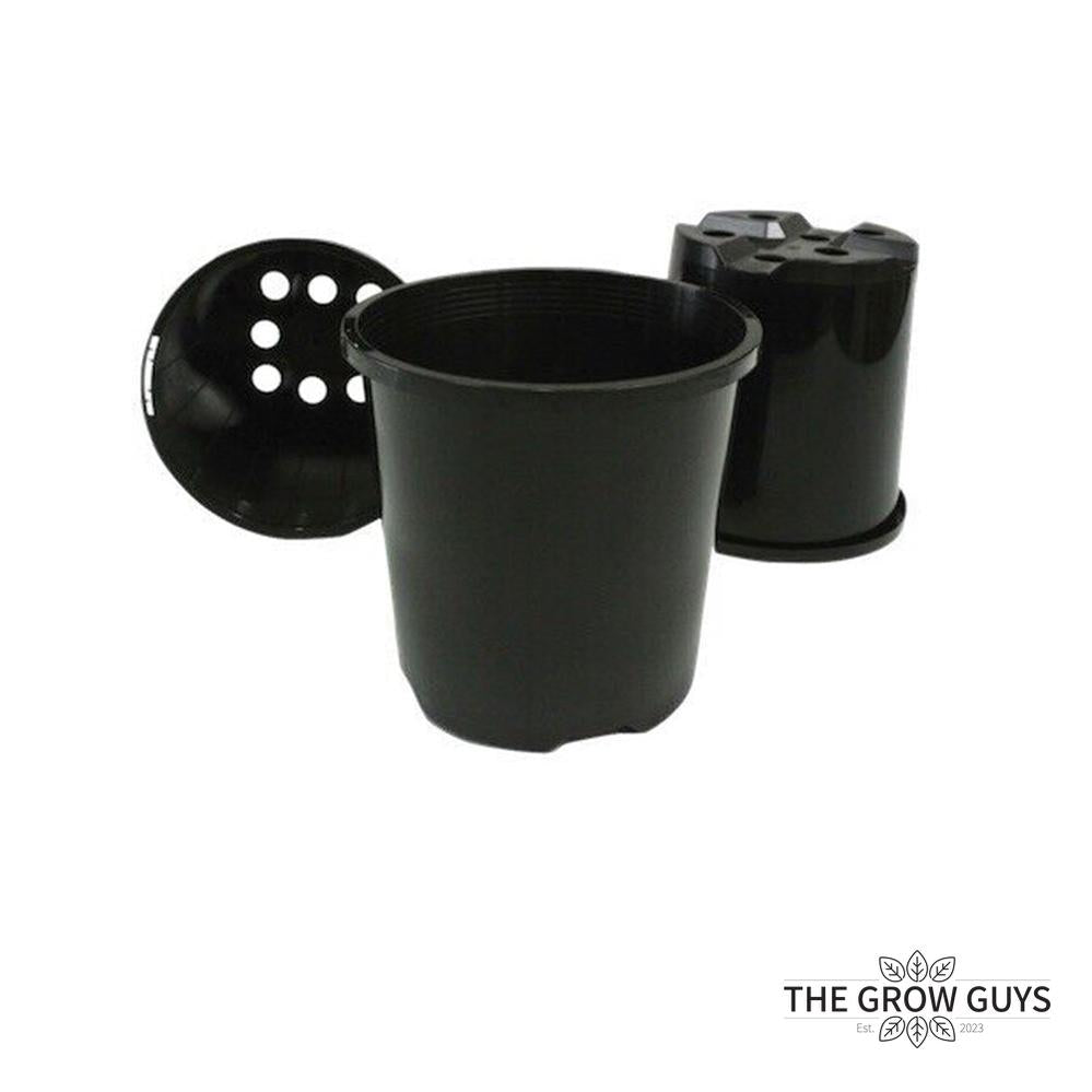 Standard Black Pot with Holes (No Handles)