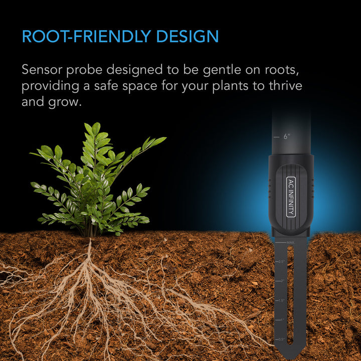 Soil Sensor for Controller AI+ by AC Infinity – Moisture Monitor Plug-In