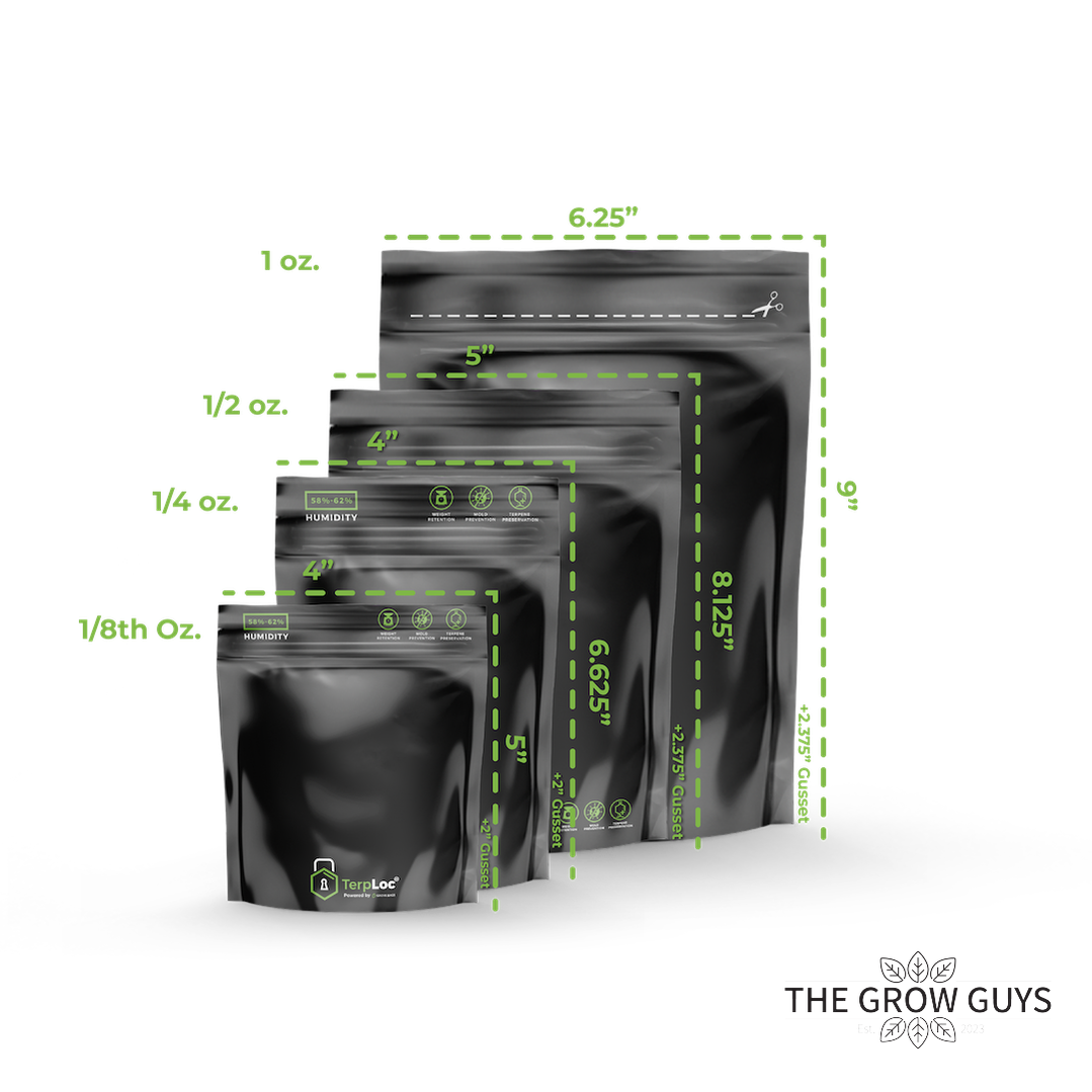 TerpLoc® Pouches by Grove Bags – Opaque & Windowed Storage Bags