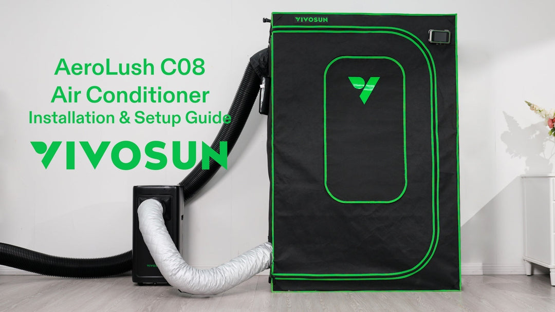 VIVOSUN AeroLush C08 smart grow room air conditioner