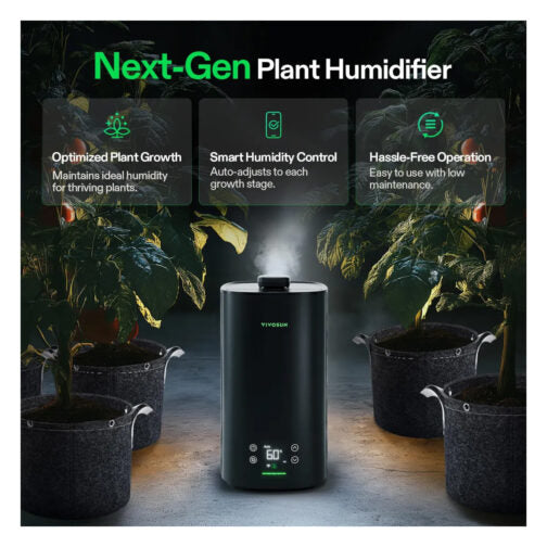 AeroStream H05 5L Smart Humidifier by Vivosun — Wi-Fi VPD Control with External Probe