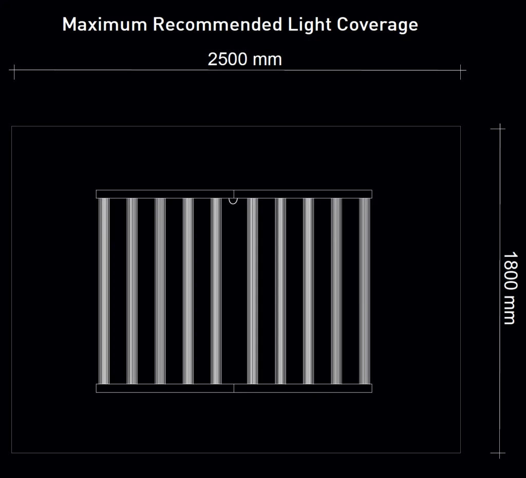 Extreme 1000W XL LED Grow Light by Digi-Lumen — 10-Bar Bi-Fold Full Spectrum