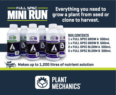 Full Spec Mini Run Kit by Plant Mechanics — Grow & Bloom Nutrient Starter Pack