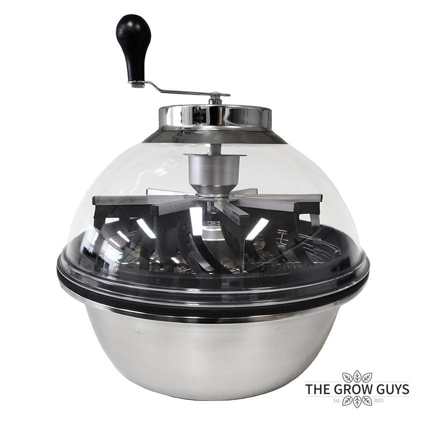 19-Inch Manual Bowl Trimmer by Power-Trim — Large Capacity Bud & Leaf Trimmer with Steel-Tip Rubber Fingers