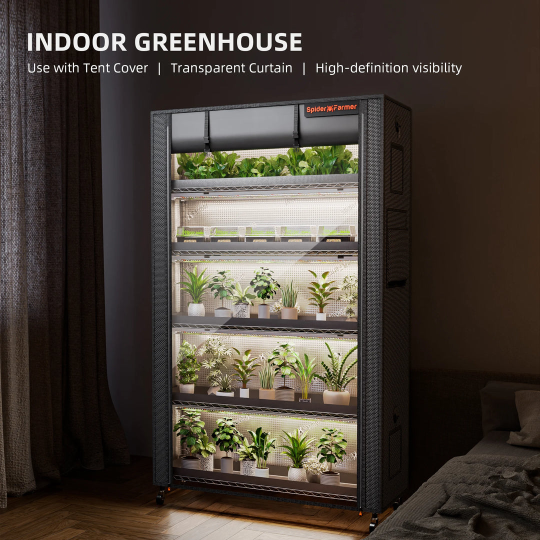 SF-Plantstand230 by Spider Farmer - 6-tier indoor plant stand with integrated grow lights