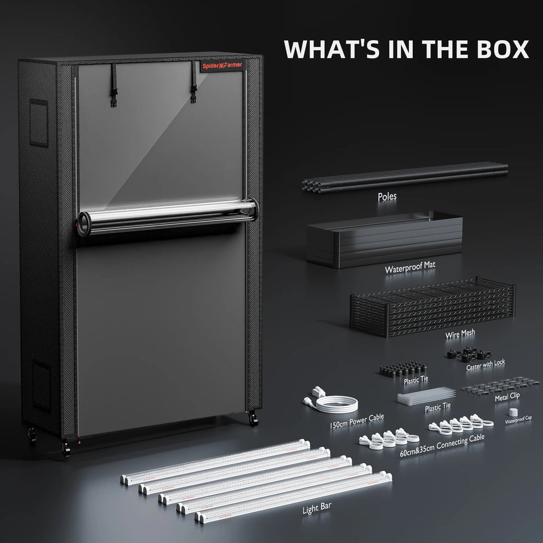 SF-Plantstand230 by Spider Farmer - 6-tier indoor plant stand with integrated grow lights