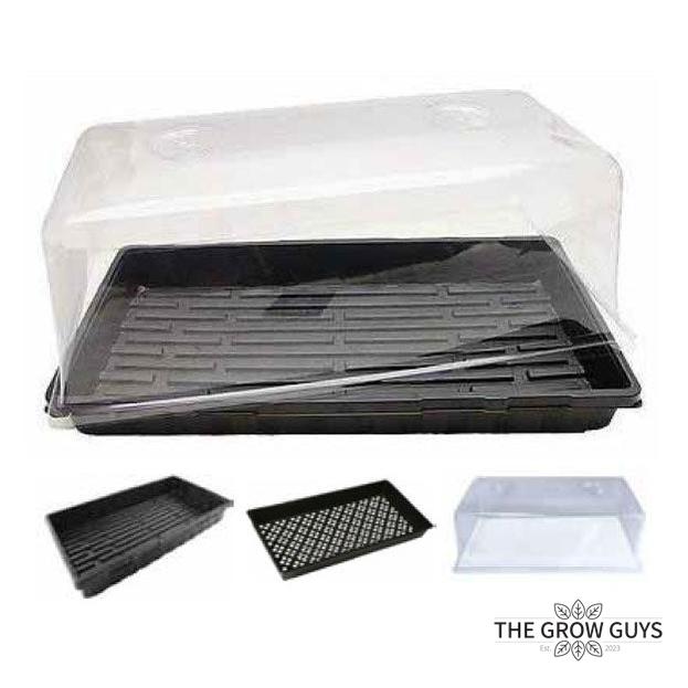3-Piece Propagation Kit — Vented Humidity Dome, Mesh & Base Tray