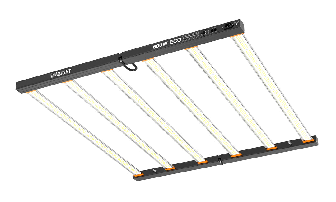 600W ECO LED Grow Light by ULight — Samsung Diodes, IP65 Full Spectrum, Dimmable