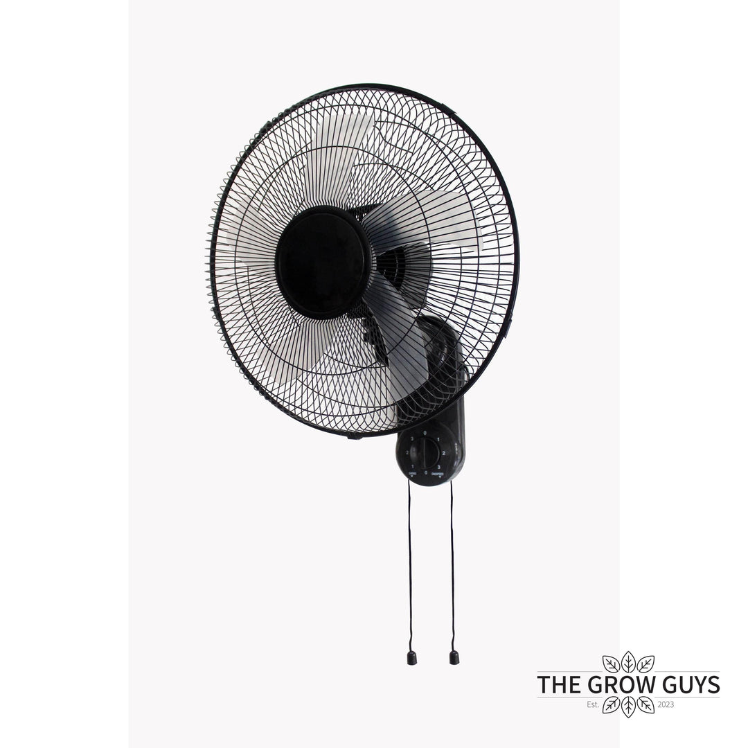 430mm Oscillating Wall Fan by Bloom Works — 50W 3-Speed Grow Room Circulation Fan