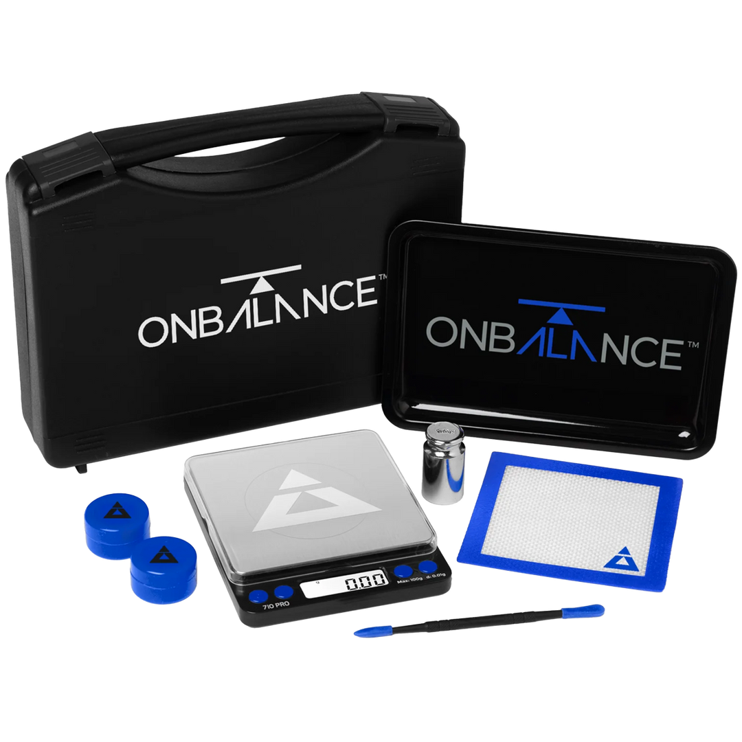 710-Pro Concentrate Scale Kit by On Balance — 100g x 0.01g Precision Digital Scale (Full Kit)