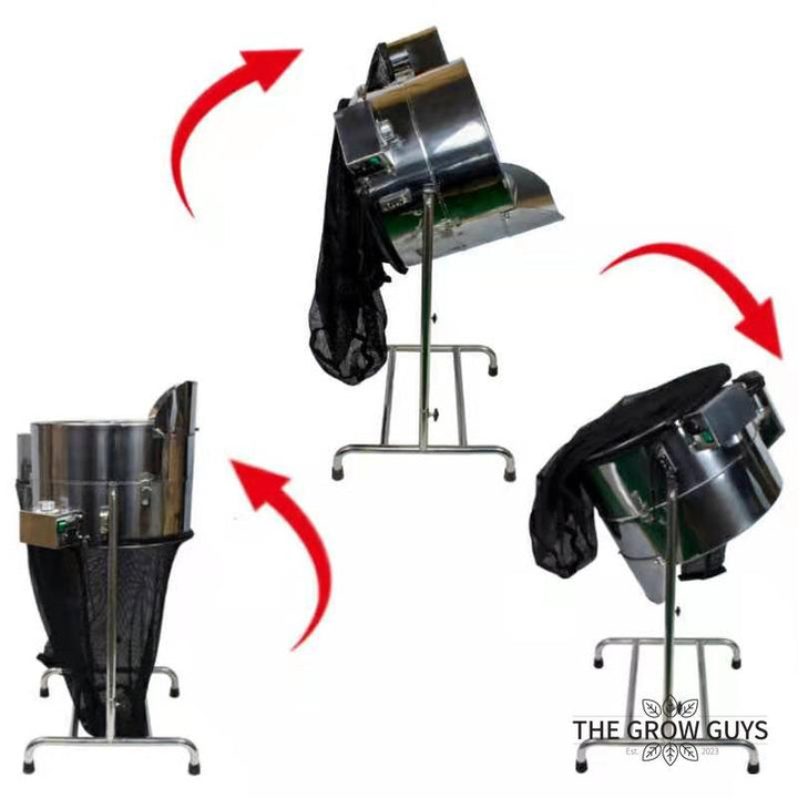 457mm (18") Tilt Trimmer by Bloom Works — 3-Speed Electric Harvest Trimmer with Tilting Drum
