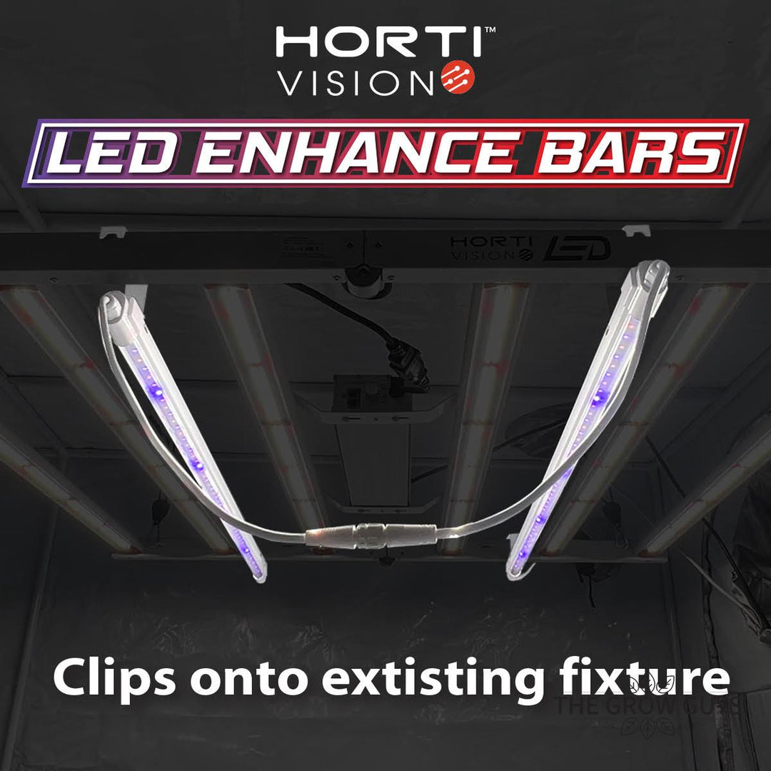 50W LED Enhance Bars by Hortivision - spectrum booster bars for LED grow lights