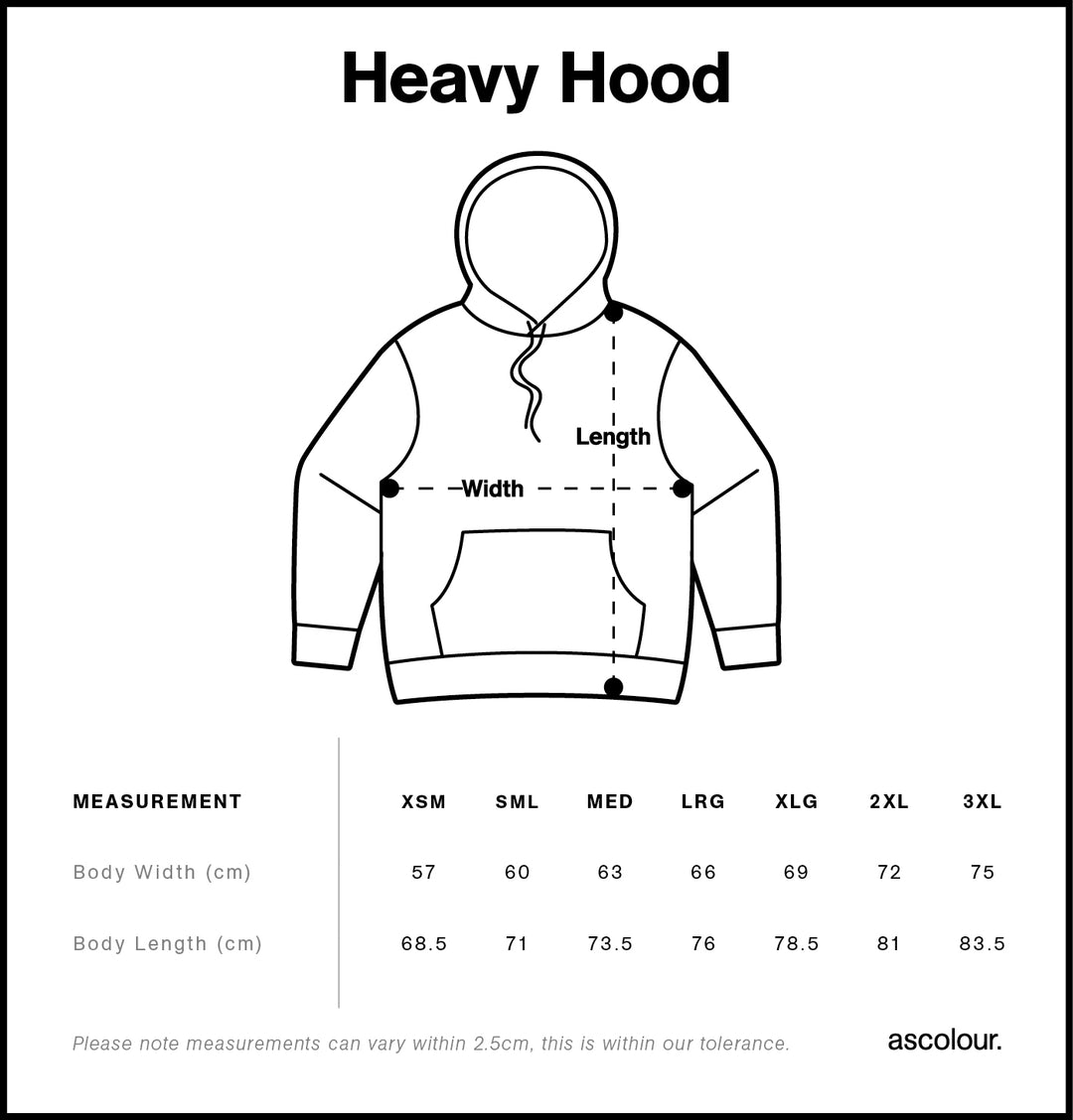 Built by Growers Heavy Hood by The Grow Guys — Premium 400 GSM Oversized Black Pullover Hoodie