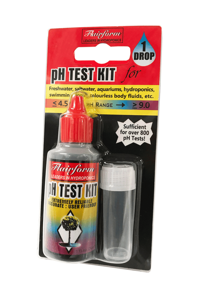 pH Test Kit by Flairform — Liquid pH Tester for Hydroponics (800 Tests)