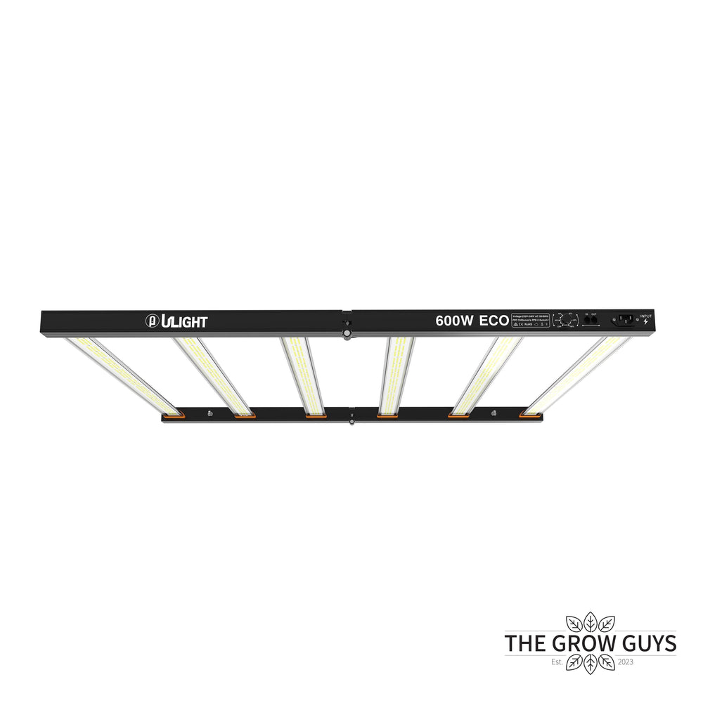600W ECO LED Grow Light by ULight — Samsung Diodes, IP65 Full Spectrum, Dimmable