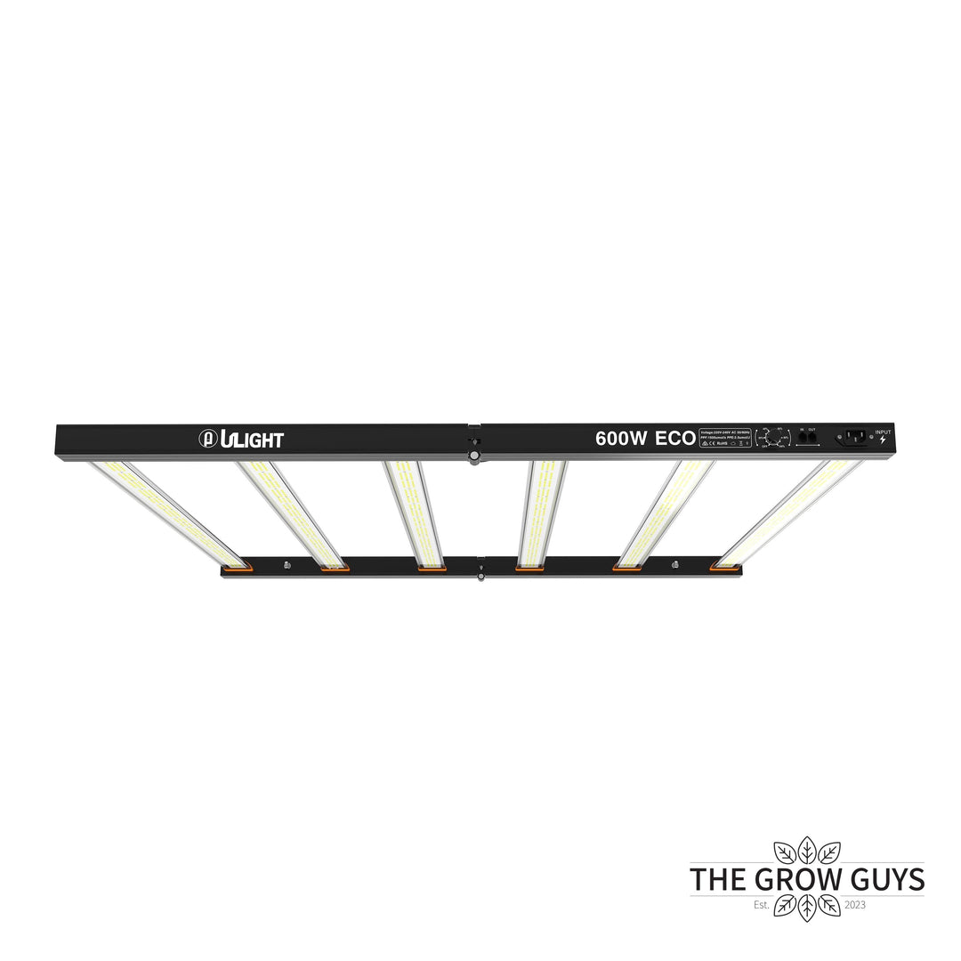 600W ECO LED Grow Light by ULight — Samsung Diodes, IP65 Full Spectrum, Dimmable