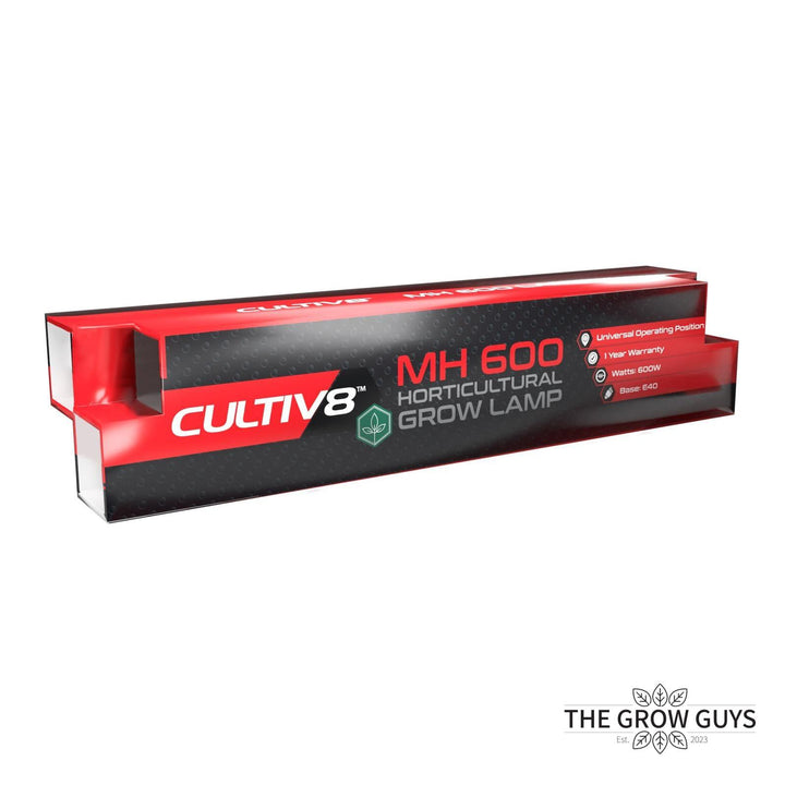 600W Metal Halide Retro Lamp by Cultiv8 — Veg Spectrum, Runs on HPS Ballast