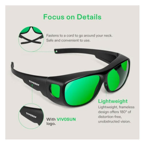 LED Grow Room Glasses by VIVOSUN - indoor grow light protection glasses
