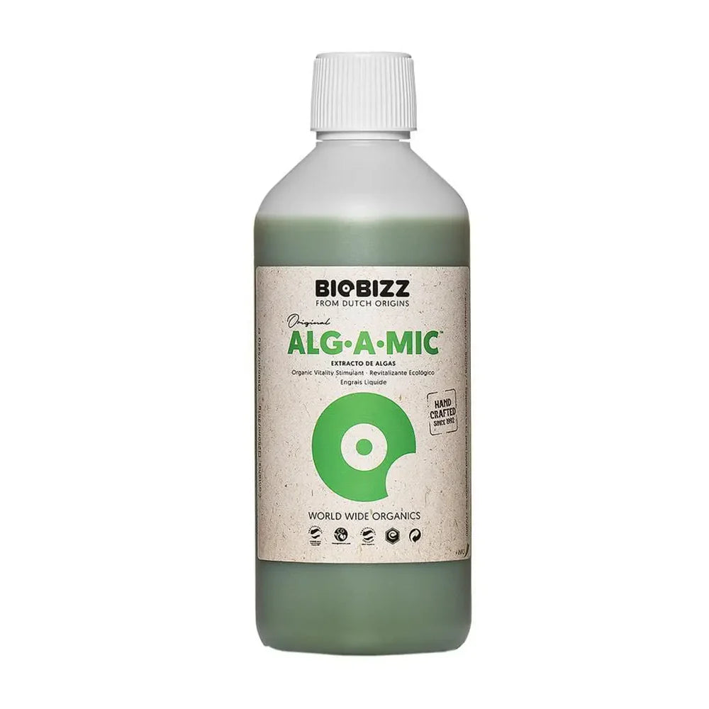 Alg-A-Mic by BioBizz — organic cold-pressed seaweed vitality stimulant, 500ml bottle