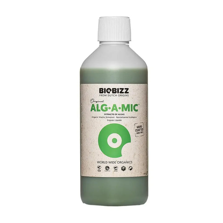 Alg-A-Mic by BioBizz — organic cold-pressed seaweed vitality stimulant, 500ml bottle