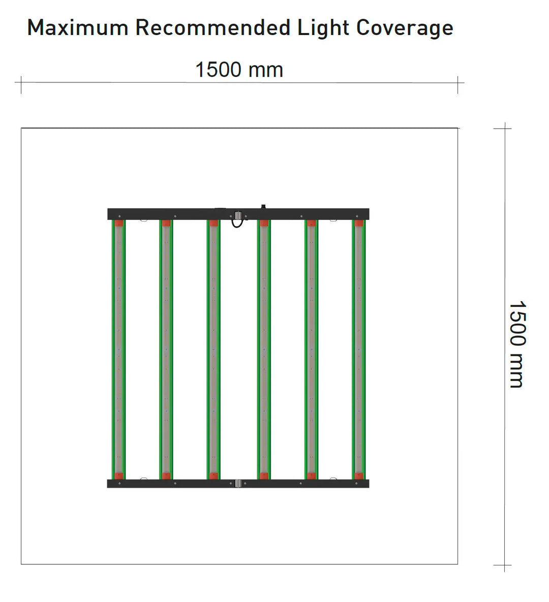 Halo 720 W LED by Digi‑Lumen – 6‑Bar Bi‑Fold Grow Light