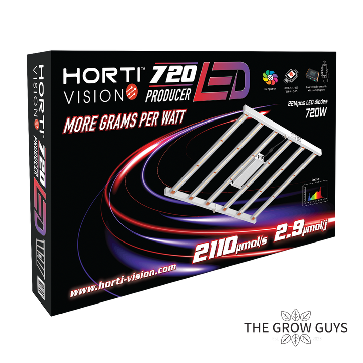 720W Producer LED by Hortivision — Foldable 6-Bar Full-Spectrum Grow Light