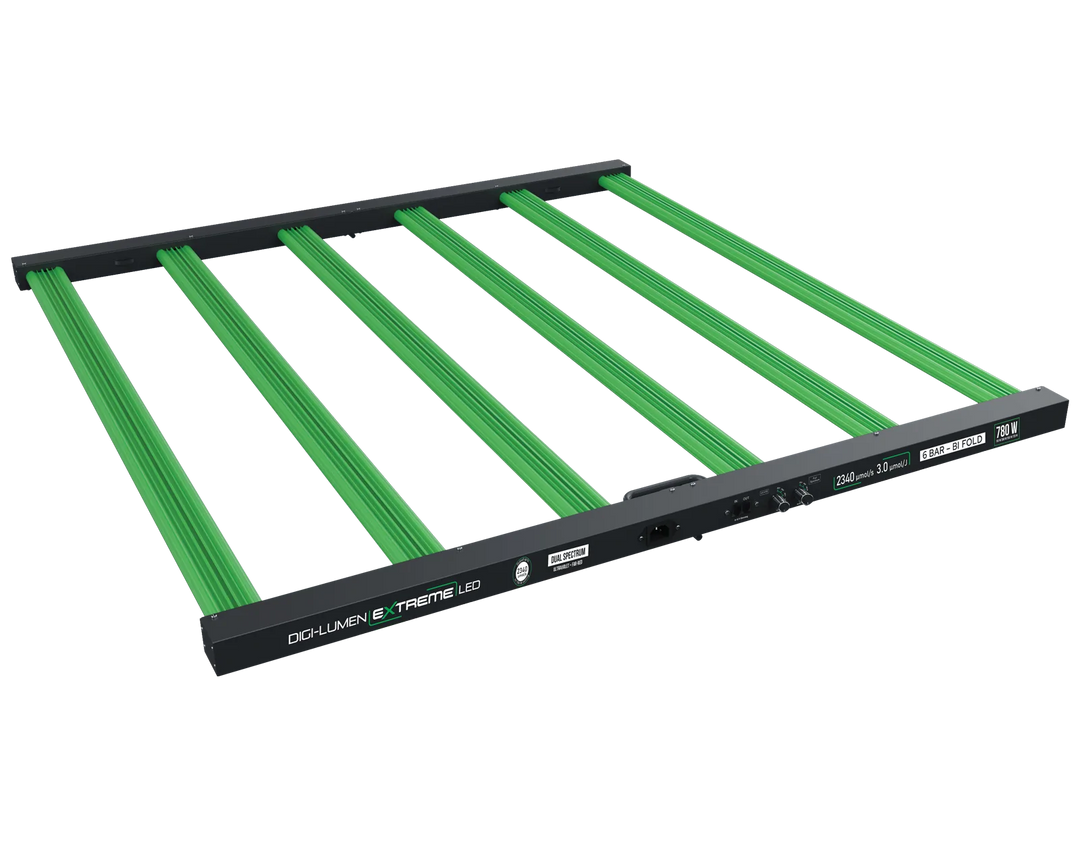 Extreme 780W Dual Spectrum LED Grow Light by Digi-Lumen — 6-Bar Bi-Fold UV + Far-Red