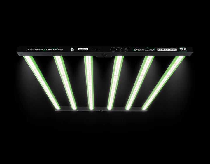 Extreme 780W Dual Spectrum LED Grow Light by Digi-Lumen — 6-Bar Bi-Fold UV + Far-Red