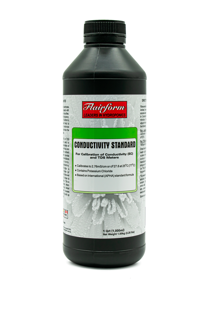 Conductivity Standard by Flairform — 2.76 EC Calibration Solution for EC, cF & TDS Meters