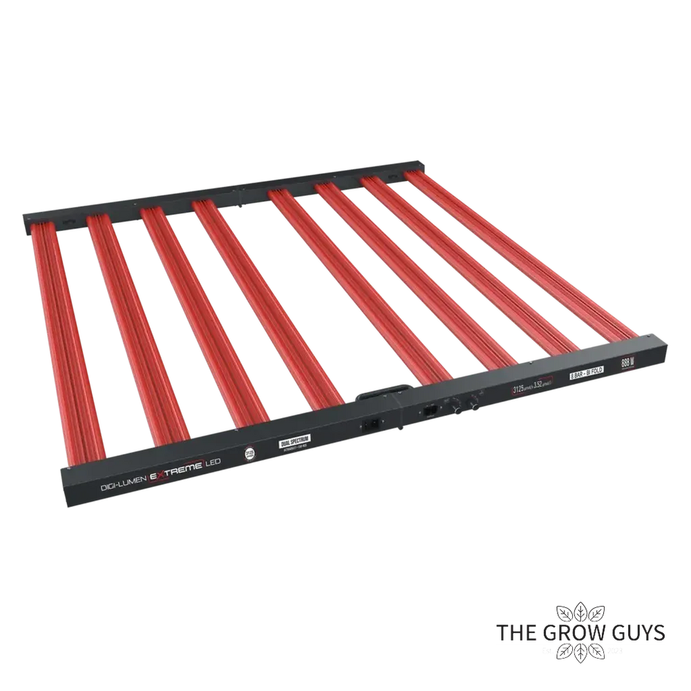 888W Extreme LED Grow Light by Digi-Lumen — 8-Bar UV + Far-Red Fixture