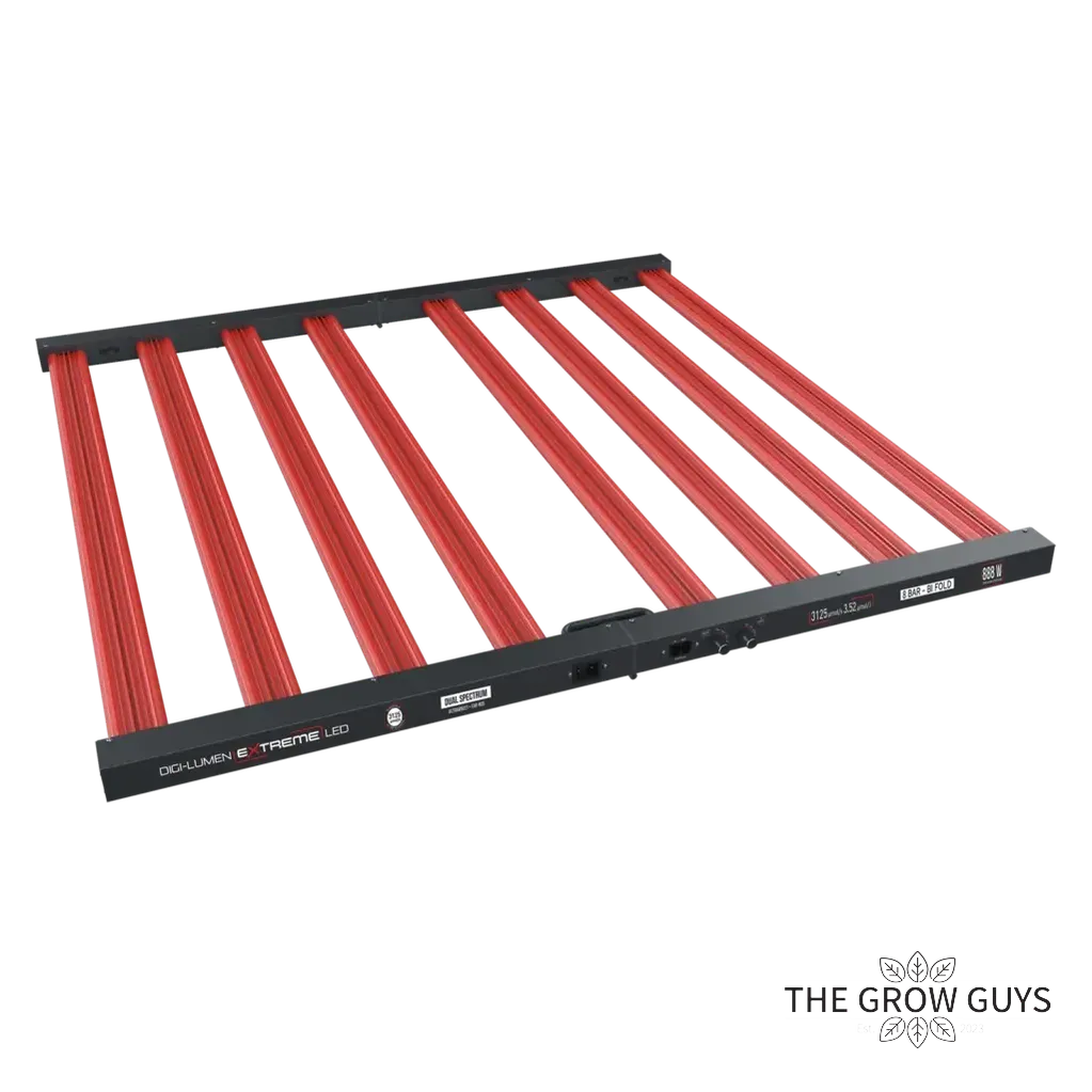 888W Extreme LED Grow Light by Digi-Lumen — 8-Bar UV + Far-Red Fixture
