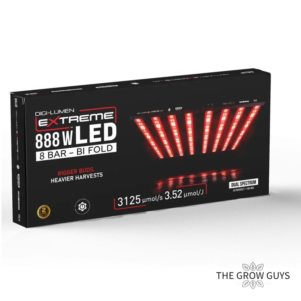 888W Extreme LED Grow Light by Digi-Lumen — 8-Bar UV + Far-Red Fixture