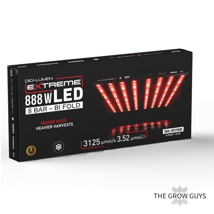 888W Extreme LED Grow Light by Digi-Lumen — 8-Bar UV + Far-Red Fixture