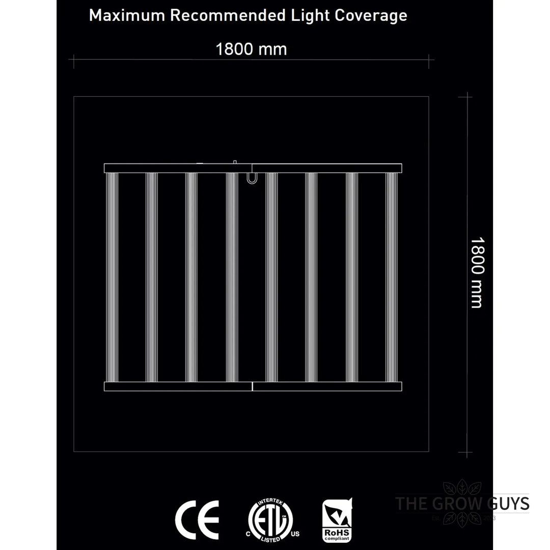 888W Extreme LED Grow Light by Digi-Lumen — 8-Bar UV + Far-Red Fixture