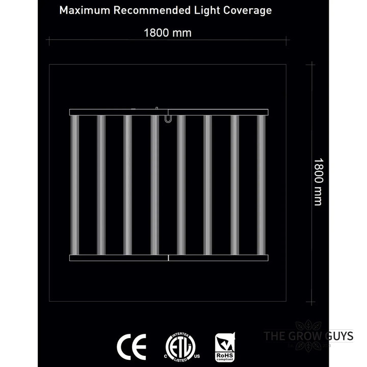 888W Extreme LED Grow Light by Digi-Lumen — 8-Bar UV + Far-Red Fixture