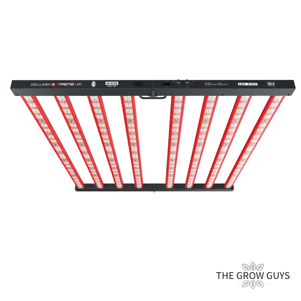 888W Extreme LED Grow Light by Digi-Lumen — 8-Bar UV + Far-Red Fixture