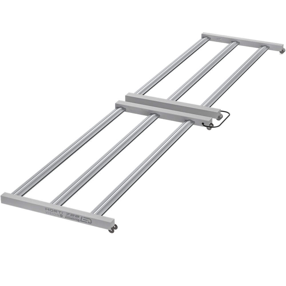 Horti-Vision 720W Split Line 3.0 LED top view showing the centre joint where it splits into two 360W halves
