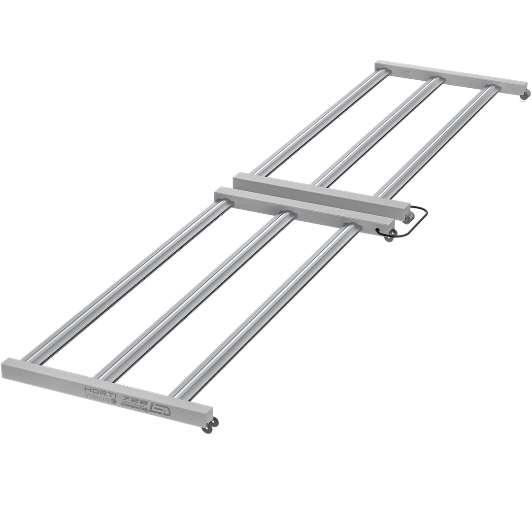 Horti-Vision 720W Split Line 3.0 LED top view showing the centre joint where it splits into two 360W halves