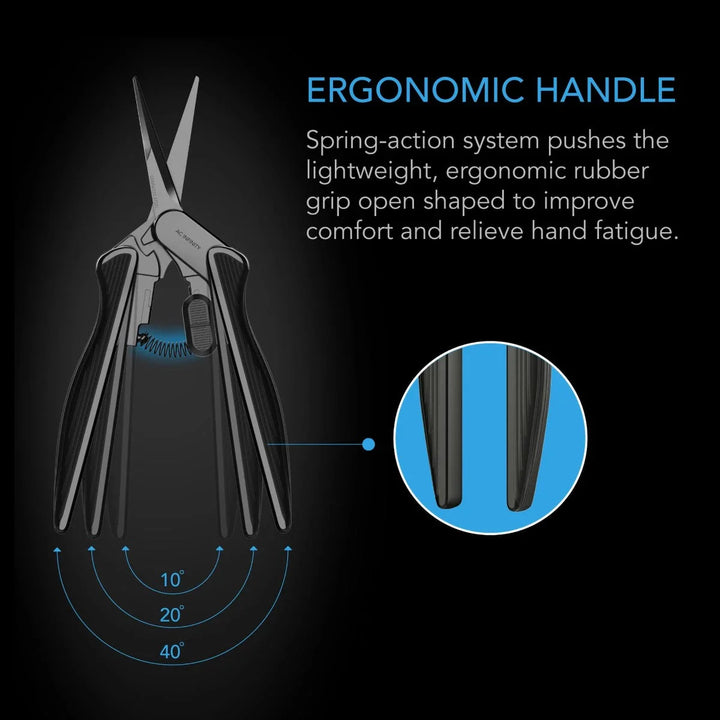 Pruning Shear With Cleaning Kit - 6.6” Straight Blades by AC Infinity