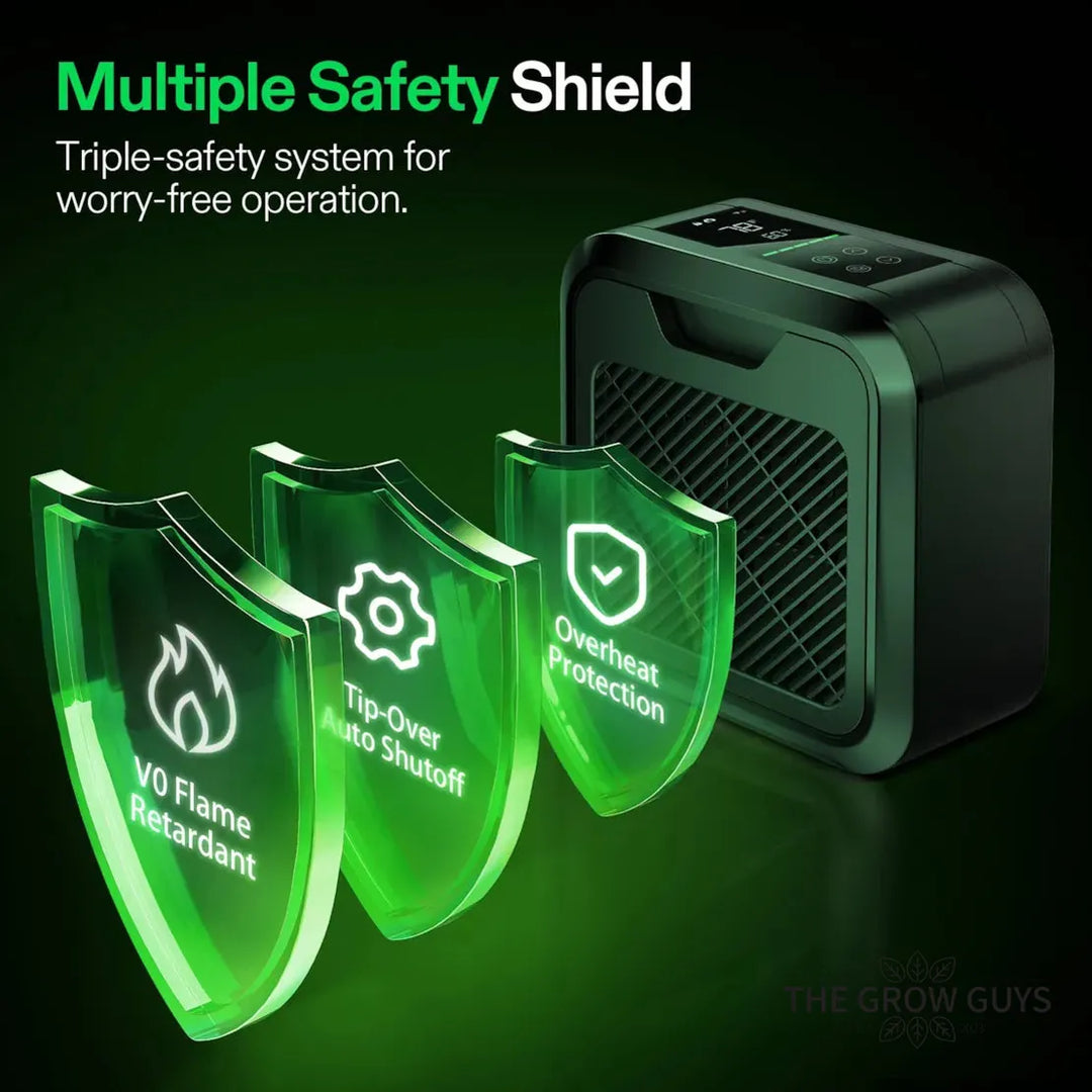 AeroFlux Smart Grow Tent Heater by VIVOSUN — 700W PTC Heater with App Control & VPD Sensing