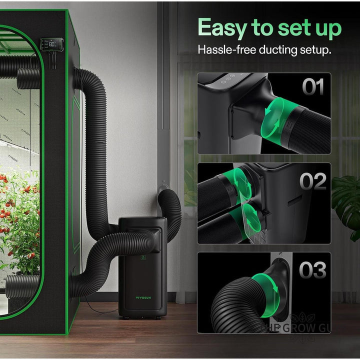 AeroLush C08 Smart Air Conditioner by VIVOSUN - 8000BTU 4-in-1 Climate Commander