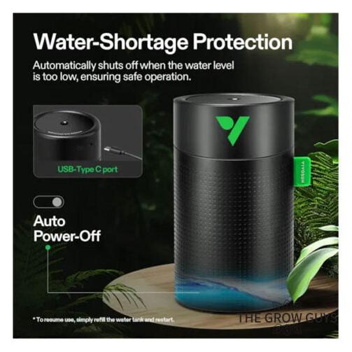 AeroStream 750ml USB Humidifier by Vivosun — Compact Ultrasonic Cool Mist