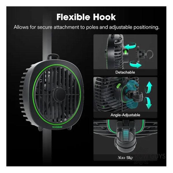 AeroWave D4 Clip Fan by Vivosun — 4" Grow Tent Circulation Fan